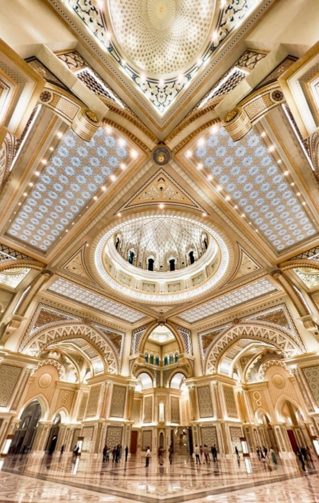 The domed marble hall of Qasr Al Watan