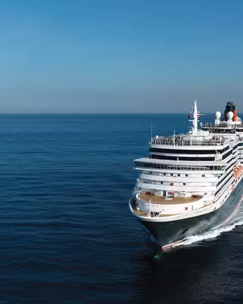 Cunard's Queen Victoria at sea
