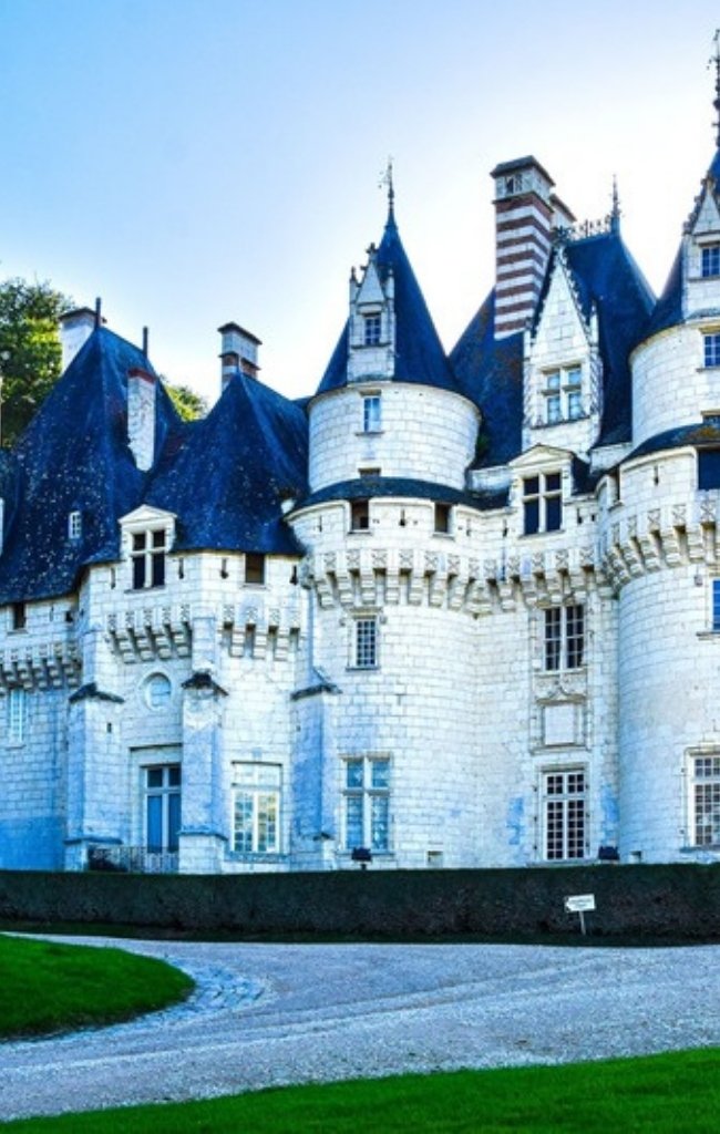 The turrets of the Chateau d'Usse in the Loire Valley