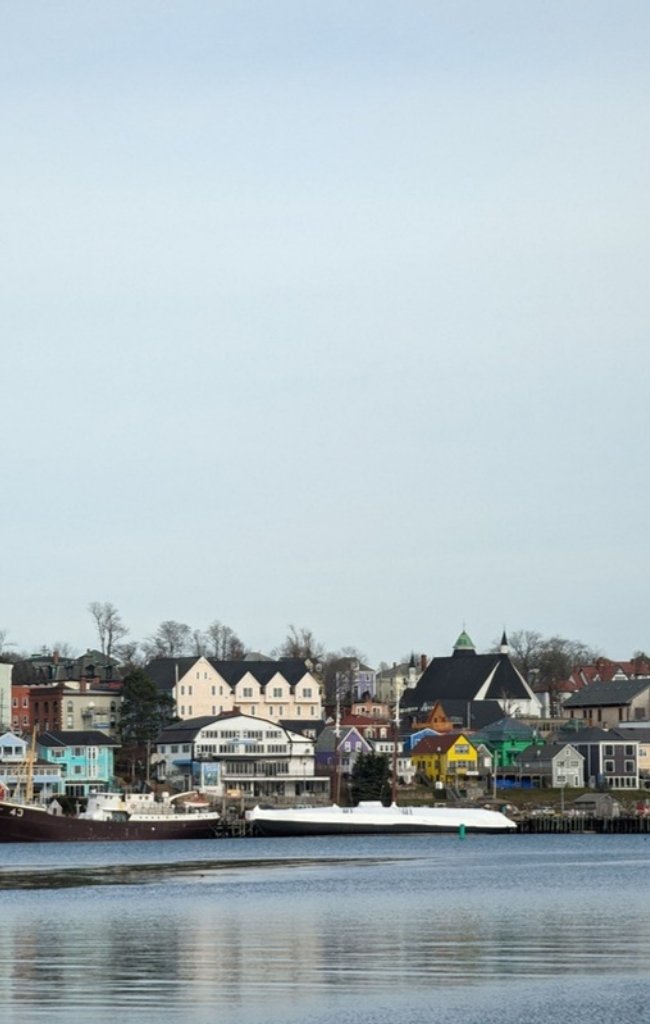 The colorful waterfront of Old Town Lunenburg