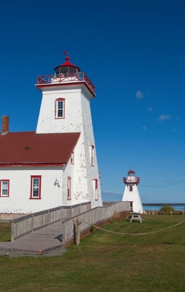 The historic Wood Islands lighthouse