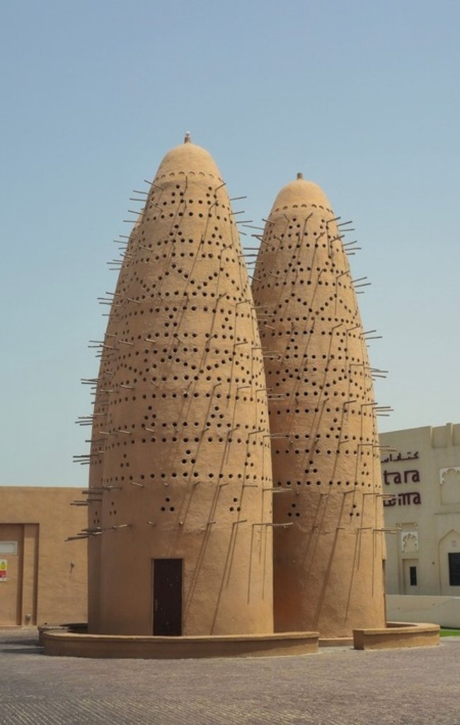Traditional pigeon towers at Katara Cultural Village