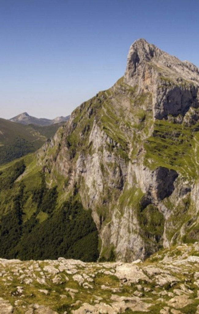 A limestone peak in the Picos de Europa