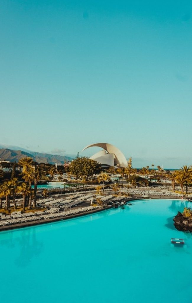 The Auditorio de Tenerife by the sea in Santa Cruz