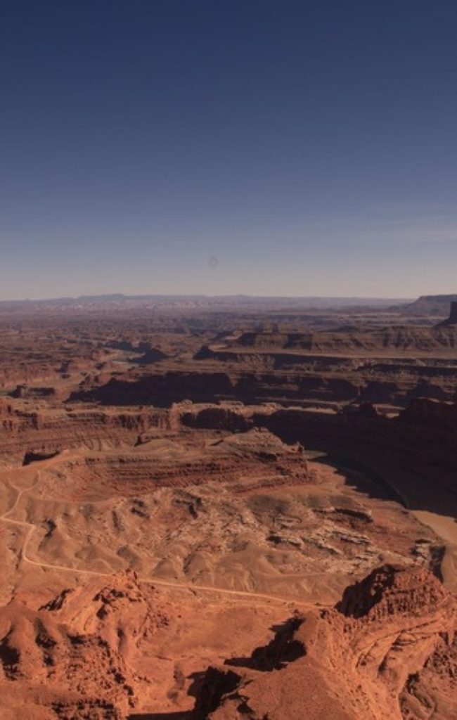 The red rock canyons of Canyonlands National Park