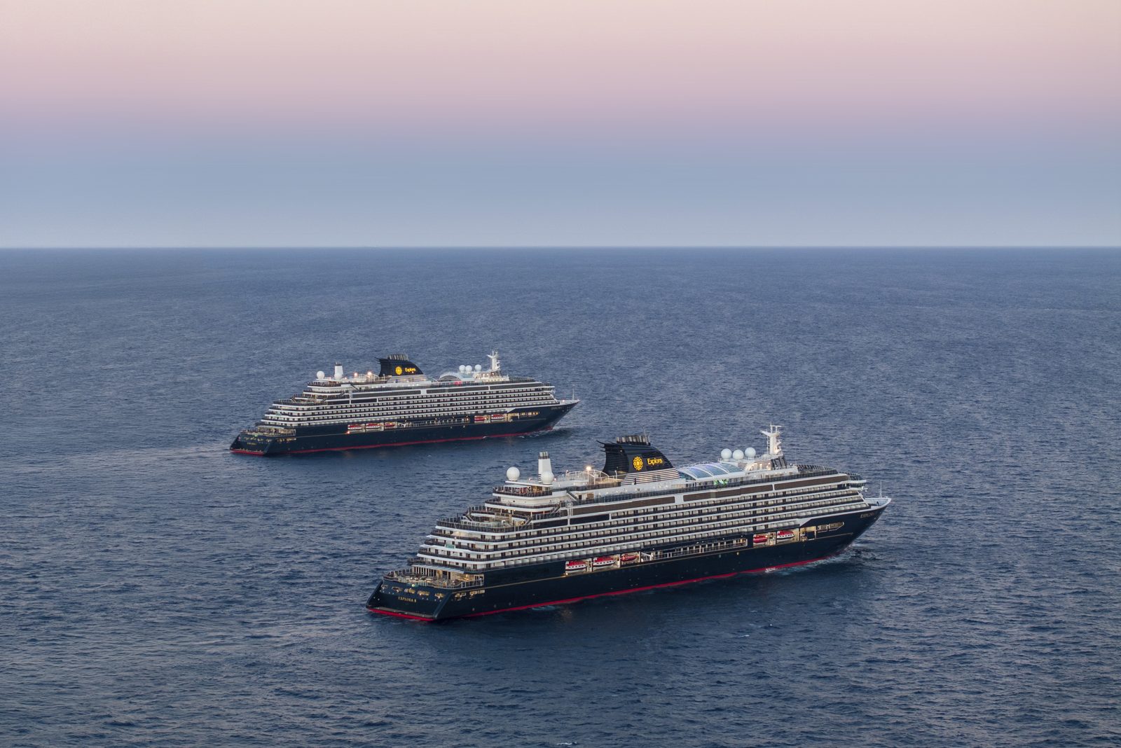 EXPLORA I and EXPLORA II at sea