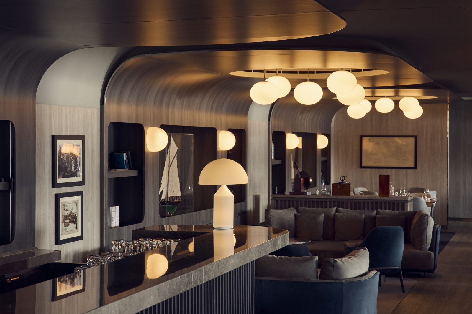 Med Yacht Club restaurant on an Explora Journeys ship